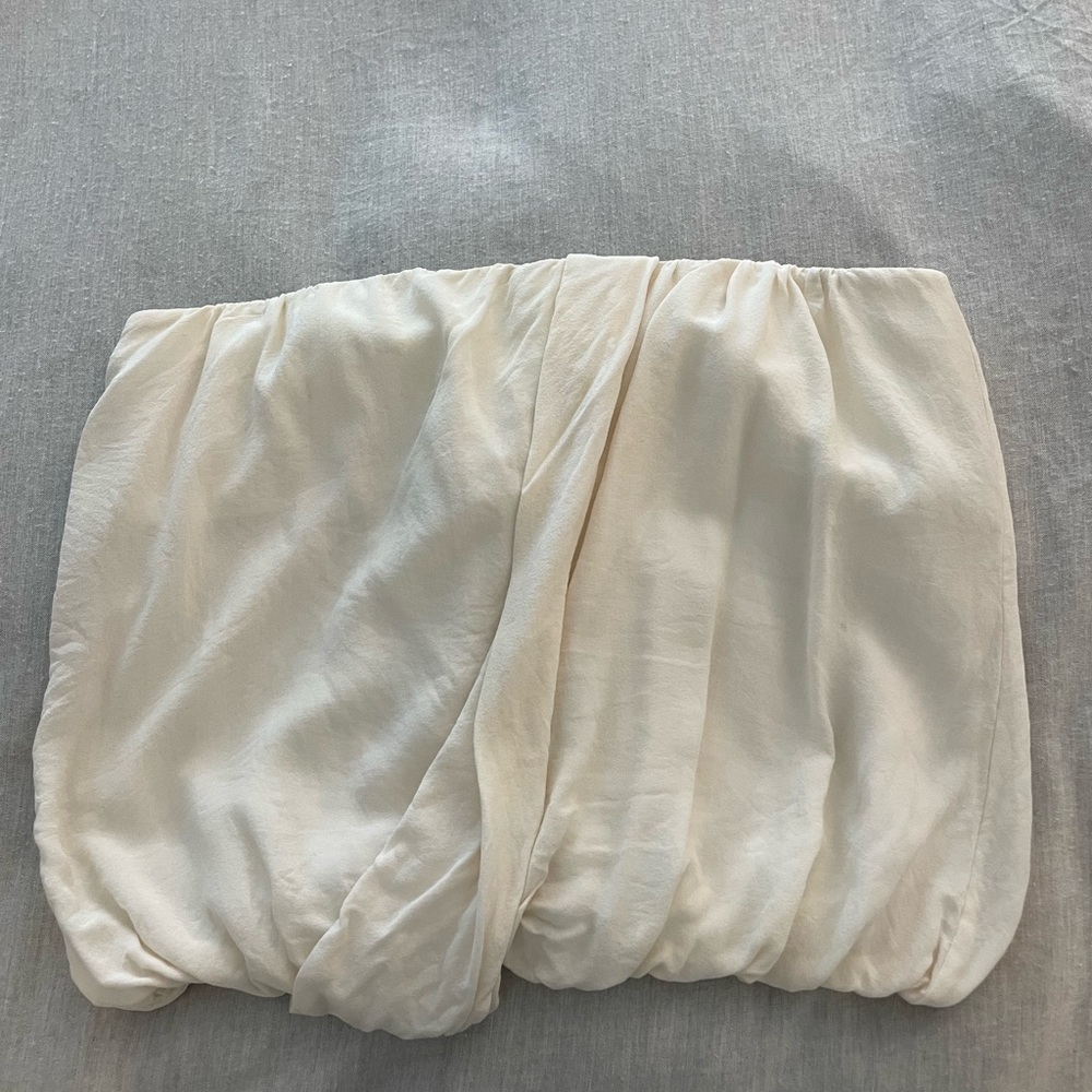 Alice and Olivia off-white/cream tube top